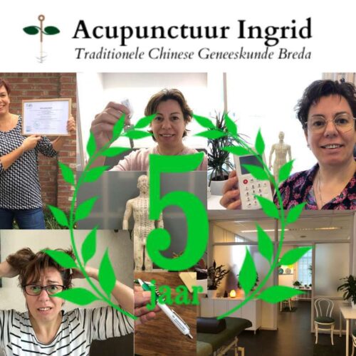 5 jaar Acupunctuur Ingrid